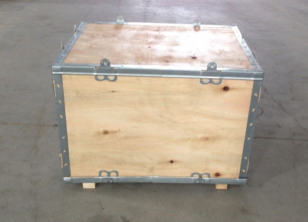 可拆卸钢带插扣包装箱